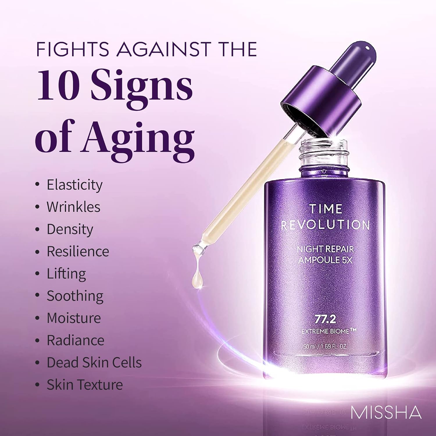 MISSHA Time Revolution Night Repair Face Serum Ampoule