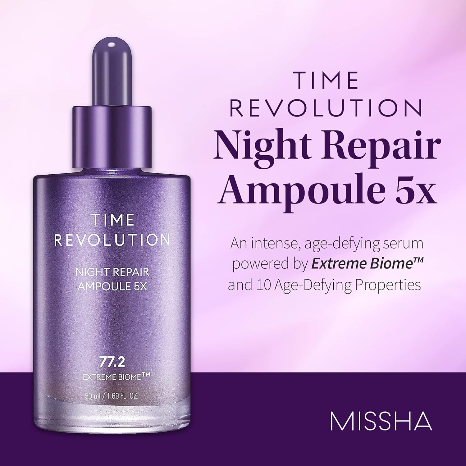 MISSHA Time Revolution Night Repair Face Serum Ampoule