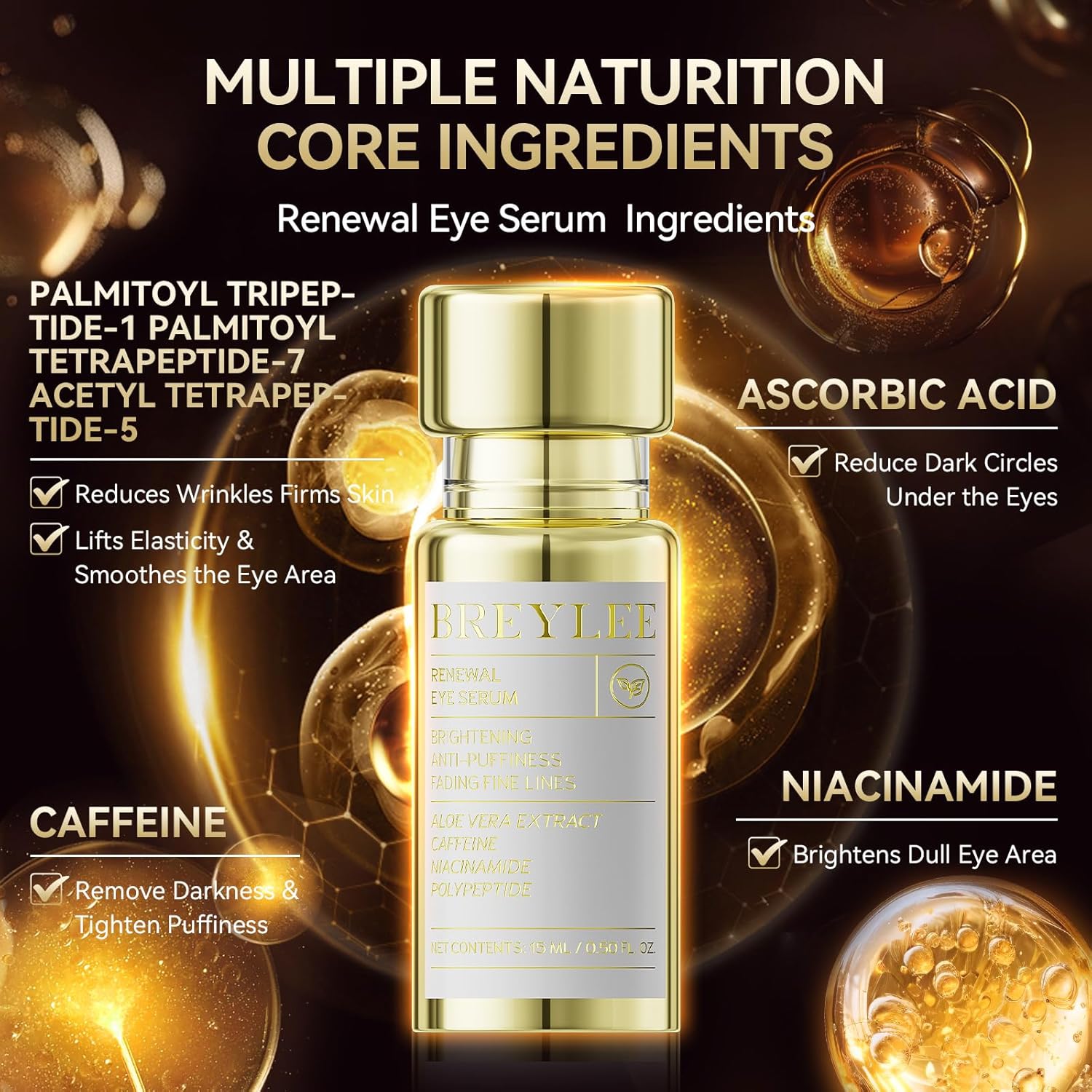 BREYLEE Rose Eye Mask– 60 Pcs