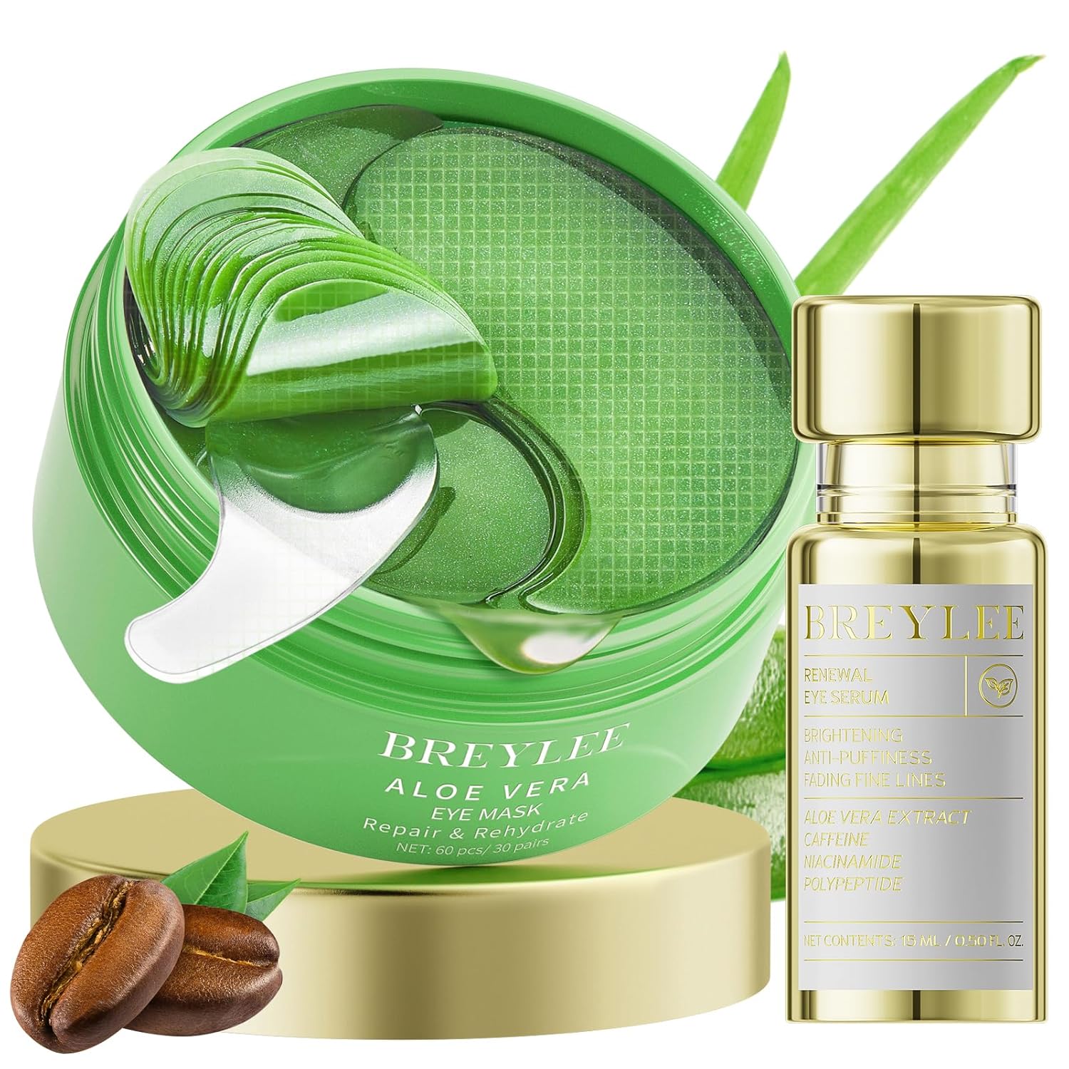 BREYLEE Rose Eye Mask– 60 Pcs